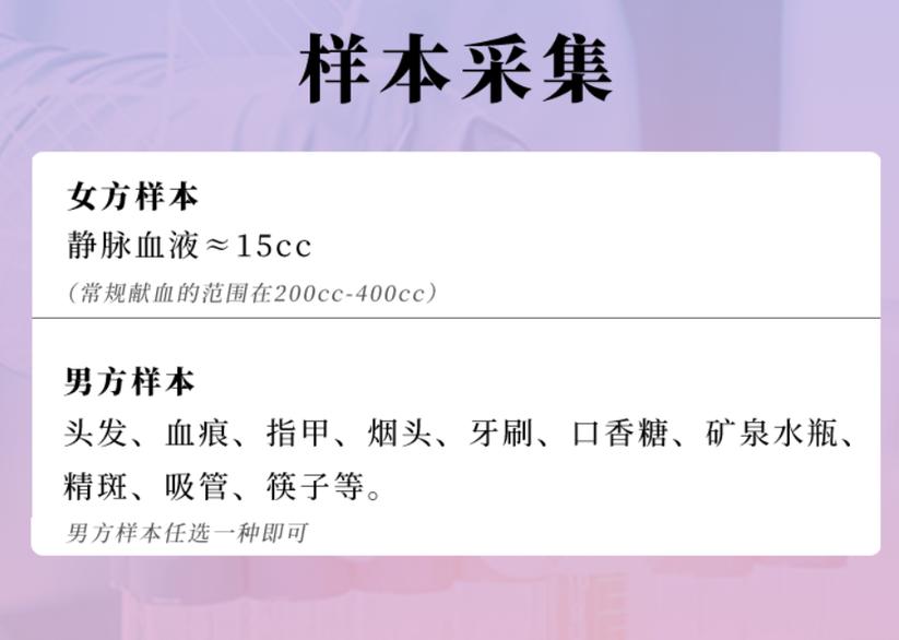 无创亲子鉴定结果